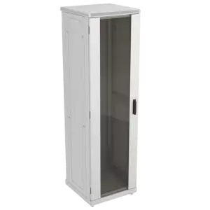 Шкаф телекоммуникационный напольный 19",47U(600x600), ШТ-НП-47U-600-600-С передняя дверь стекло ССД