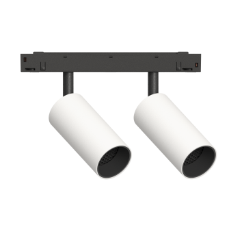 Трековый светильник TWIN-SPOT LED 48В 2x6Вт 4000К CRI90 50° NO-DIM белый песок, Kraab Systems