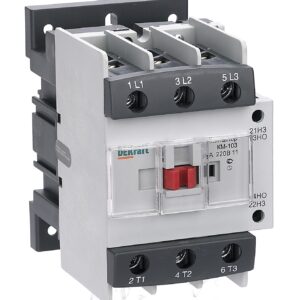 Контактор 95А 220В АС3 1НО+1НЗ КМ-103 DEKraft (1/6) (СТАРЫЙ АРТИКУЛ)