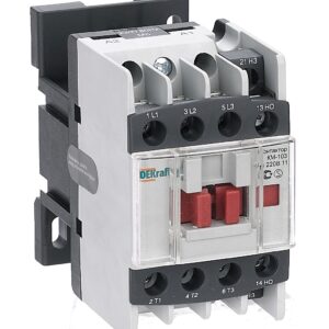 Контактор 12А 220В АС3 1НО+1НЗ КМ-103 DEKraft (1/3) (СТАРЫЙ АРТИКУЛ)