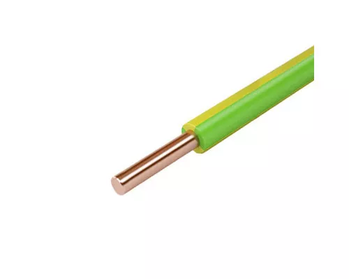 Провод ПуГВ нг(А)-LS 1х4,0 ГОСТ (300м), желто-зеленый TDM, м